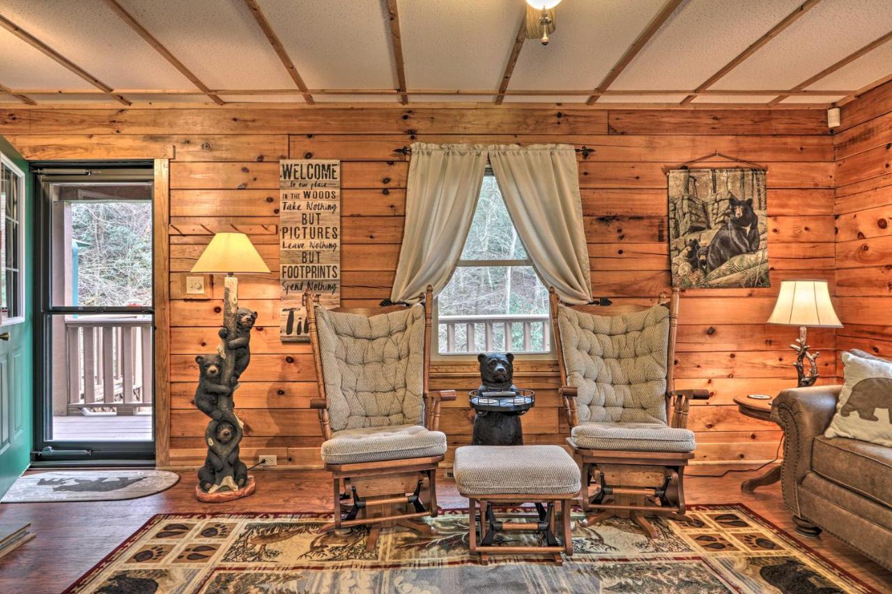 Smoky Mountain Cozy Cove Cabin Deck And Fire Pit! Cosby Exterior photo