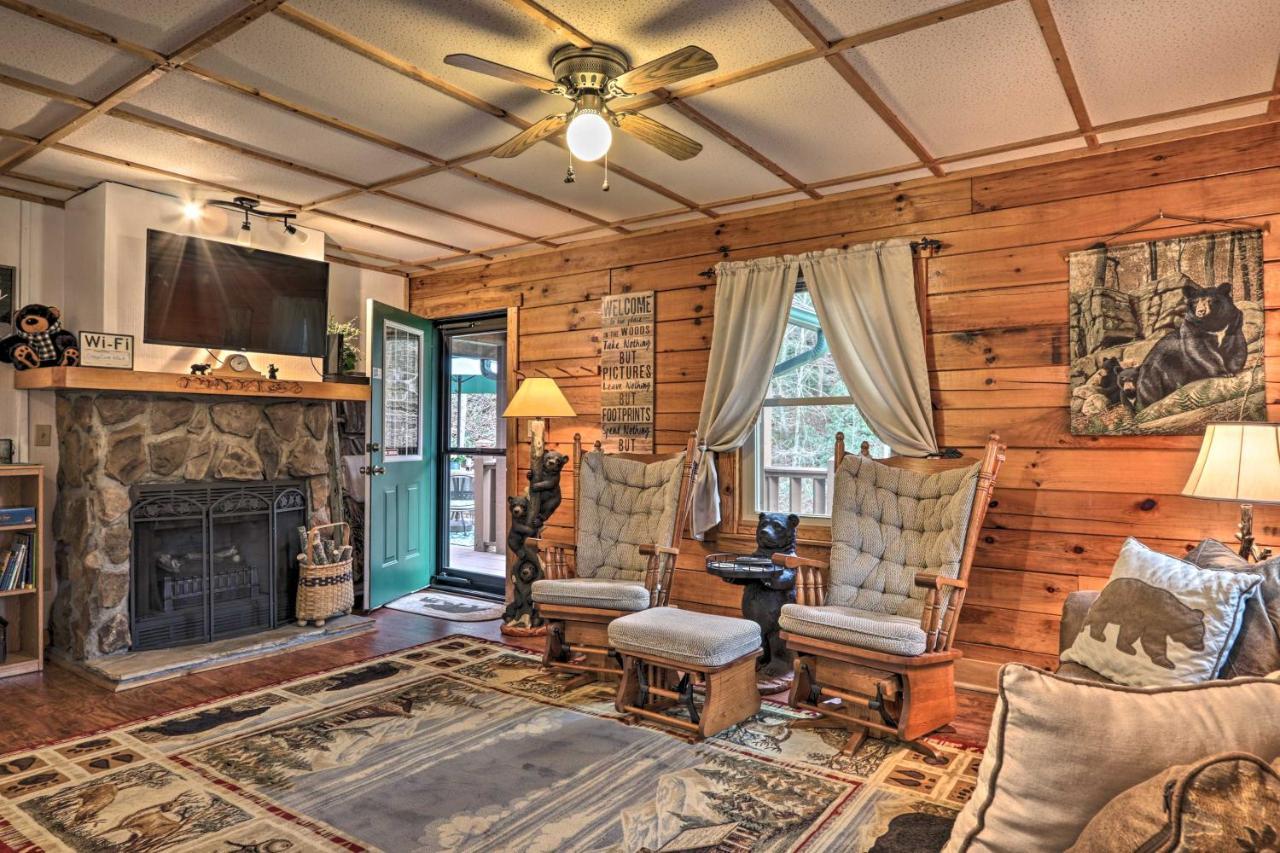 Smoky Mountain Cozy Cove Cabin Deck And Fire Pit! Cosby Exterior photo