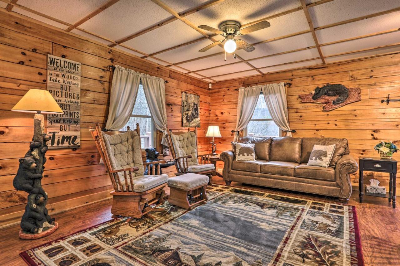 Smoky Mountain Cozy Cove Cabin Deck And Fire Pit! Cosby Exterior photo